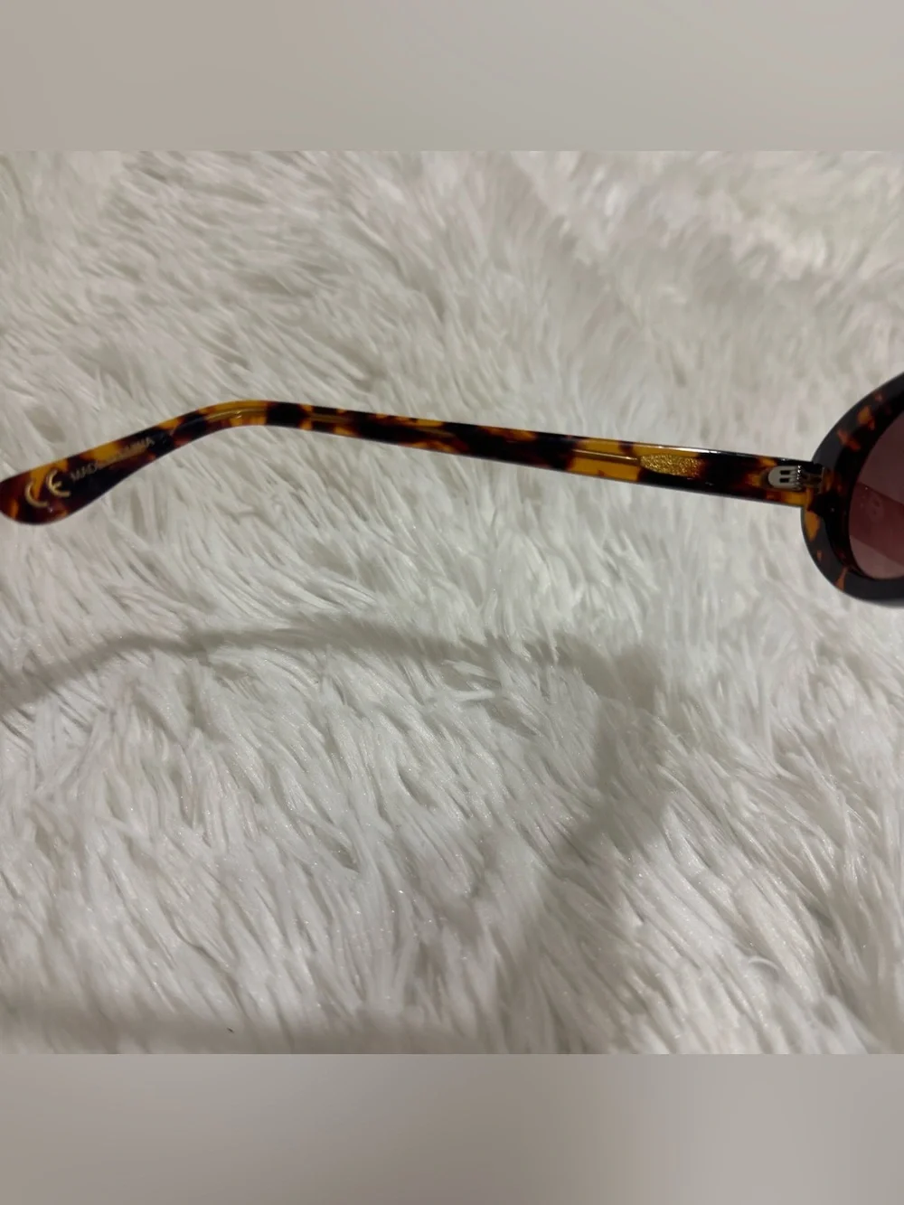 Madewell Russell Oval Sunglasses Tortoise Afterglow Red Tort
